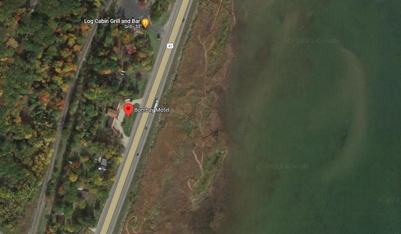 Bombay Motel - Aerial Map (newer photo)